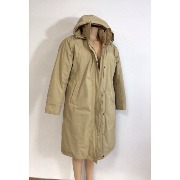 Lands End Down Feather Coat Jacket Womens Medium - Picture 1 of 10